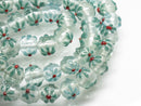 TOKO-BEADS AG058-39N Glass bead(Strand) 10~11mm AG058-39N フラワービーズ(連) 10~11mm Asian bead & African bead  Handmade,Lampeork,bead,asia,india,ethnic,parts,accessory,beads とんぼ玉,ビーズ,トンボ玉,アジア,インド,エスニック,手作り,パーツ,アクセサリー