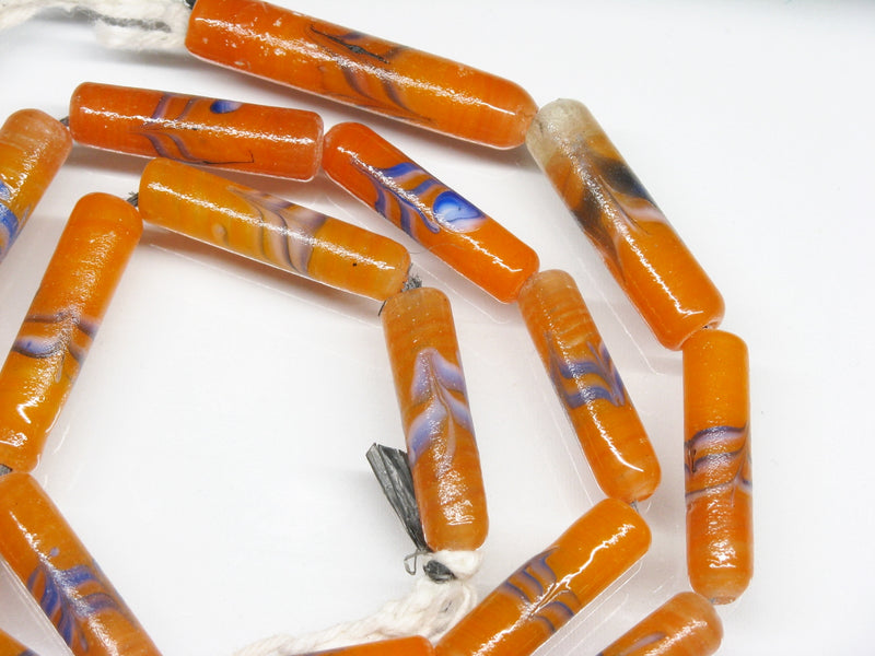 TOKO-BEADS AG066-08N Glass bead (Strand) 5~6mm AG066-08N とんぼ玉（連） 5~6mm Asian bead & African bead  Handmade,Lampeork,bead,asia,india,ethnic,parts,accessory,beads とんぼ玉,ビーズ,トンボ玉,アジア,インド,エスニック,手作り,パーツ,アクセサリー