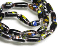 TOKO-BEADS AG066-55N Glass bead (Strand) 6~7mm AG066-55N スプレイドット柄とんぼ玉（連のみ） 6~7mm Asian bead & African bead  Handmade,Lampeork,bead,asia,india,ethnic,parts,accessory,beads とんぼ玉,ビーズ,トンボ玉,アジア,インド,エスニック,手作り,パーツ,アクセサリー