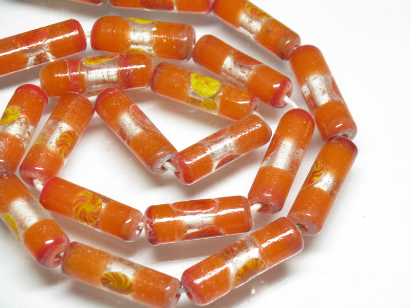 TOKO-BEADS AG066-15N Glass bead (strand) 8mm AG066-15N とんぼ玉（連） 8mm Asian bead & African bead  Handmade,Lampeork,bead,asia,india,ethnic,parts,accessory,beads とんぼ玉,ビーズ,トンボ玉,アジア,インド,エスニック,手作り,パーツ,アクセサリー