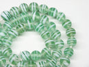 TOKO-BEADS AG070-14N Glass bead (strand) 10mm AG070-14N ストライプ柄とんぼ玉（連） 10mm Asian bead & African bead  Handmade,Lampeork,bead,asia,india,ethnic,parts,accessory,beads とんぼ玉,ビーズ,トンボ玉,アジア,インド,エスニック,手作り,パーツ,アクセサリー
