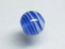 TOKO-BEADS AG070-39S Glass bead 9.5mm AG070-39S ストライプ柄とんぼ玉 9.5mm Asian bead & African bead  Handmade,Lampeork,bead,asia,india,ethnic,parts,accessory,beads とんぼ玉,ビーズ,トンボ玉,アジア,インド,エスニック,手作り,パーツ,アクセサリー