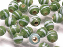 TOKO-BEADS | TOKO-BEADS |AG070-66S ストライプ柄とんぼ玉 7.5~8.5mm | TOKO-BEADS |AG070-66S Glass bead 7.5~8.5mm Asian bead & African bead  Handmade,Lampeork,bead,asia,india,ethnic,parts,accessory,beads とんぼ玉,ビーズ,トンボ玉,アジア,インド,エスニック,手作り,パーツ,アクセサリー