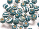 TOKO-BEADS | TOKO-BEADS |AG070-67S ストライプ柄とんぼ玉 8~9mm | TOKO-BEADS |AG070-67S Glass bead 8~9mm Asian bead & African bead  Handmade,Lampeork,bead,asia,india,ethnic,parts,accessory,beads とんぼ玉,ビーズ,トンボ玉,アジア,インド,エスニック,手作り,パーツ,アクセサリー