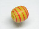 TOKO-BEADS AG072-06S Glass bead 12mm AG072-06S ストライプ柄とんぼ玉 12mm Asian bead & African bead  Handmade,Lampeork,bead,asia,india,ethnic,parts,accessory,beads とんぼ玉,ビーズ,トンボ玉,アジア,インド,エスニック,手作り,パーツ,アクセサリー