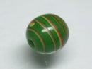 TOKO-BEADS AG072-09S Glass bead 13.5mm AG072-09S ストライプ柄とんぼ玉 13.5mm Asian bead & African bead  Handmade,Lampeork,bead,asia,india,ethnic,parts,accessory,beads とんぼ玉,ビーズ,トンボ玉,アジア,インド,エスニック,手作り,パーツ,アクセサリー