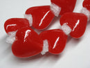 TOKO-BEADS | TOKO-BEADS |AG074-16N ハート型フラットビーズ（連） 22~23mm | TOKO-BEADS |AG074-16N Heart shaped flat glass bead (strand) 22~23mm Asian bead & African bead  Handmade,Lampeork,bead,asia,india,ethnic,parts,accessory,beads とんぼ玉,ビーズ,トンボ玉,アジア,インド,エスニック,手作り,パーツ,アクセサリー