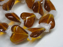 TOKO-BEADS | TOKO-BEADS |AG074-18N ハート型フラットビーズ（連） 22~23mm | TOKO-BEADS |AG074-18N Heart shaped flat glass bead (strand) 22~23mm Asian bead & African bead  Handmade,Lampeork,bead,asia,india,ethnic,parts,accessory,beads とんぼ玉,ビーズ,トンボ玉,アジア,インド,エスニック,手作り,パーツ,アクセサリー