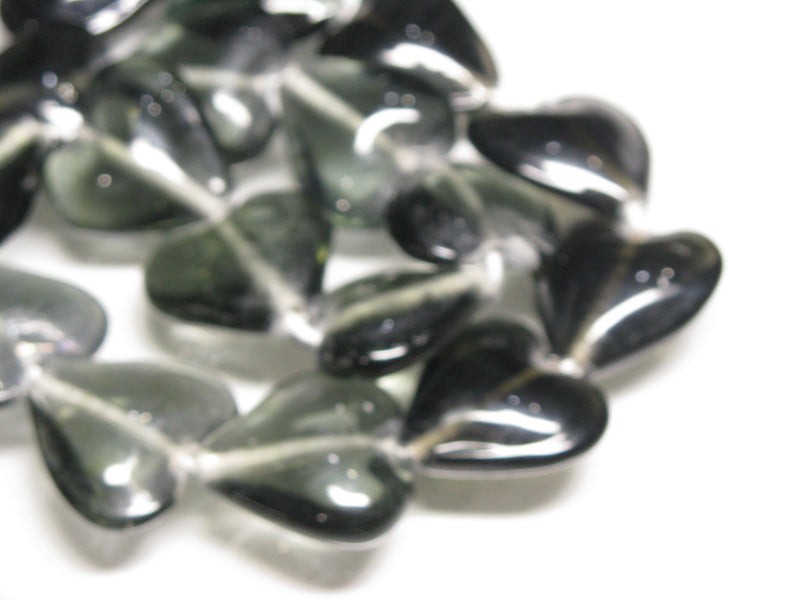 TOKO-BEADS AG074-33N Heart shaped flat glass bead (strand) 22~24mm AG074-33N ハート型フラットビーズ（連） 22~24mm Asian bead & African bead  Handmade,Lampeork,bead,asia,india,ethnic,parts,accessory,beads とんぼ玉,ビーズ,トンボ玉,アジア,インド,エスニック,手作り,パーツ,アクセサリー