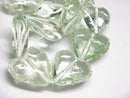 TOKO-BEADS AG074-34N Heart shaped flat glass bead (strand) 32~33mm AG074-34N ハート型フラットビーズ（連） 32~33mm Asian bead & African bead  Handmade,Lampeork,bead,asia,india,ethnic,parts,accessory,beads とんぼ玉,ビーズ,トンボ玉,アジア,インド,エスニック,手作り,パーツ,アクセサリー