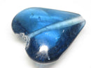 TOKO-BEADS AG074-38S Heart shaped flat glass bead 30~34mm AG074-38S ハート型フラットビーズ 30~34mm Asian bead & African bead  Handmade,Lampeork,bead,asia,india,ethnic,parts,accessory,beads とんぼ玉,ビーズ,トンボ玉,アジア,インド,エスニック,手作り,パーツ,アクセサリー