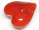 TOKO-BEADS AG074-42S Heart shaped flat glass bead 32~33mm AG074-42S ハート型フラットビーズ 32~33mm Asian bead & African bead  Handmade,Lampeork,bead,asia,india,ethnic,parts,accessory,beads とんぼ玉,ビーズ,トンボ玉,アジア,インド,エスニック,手作り,パーツ,アクセサリー