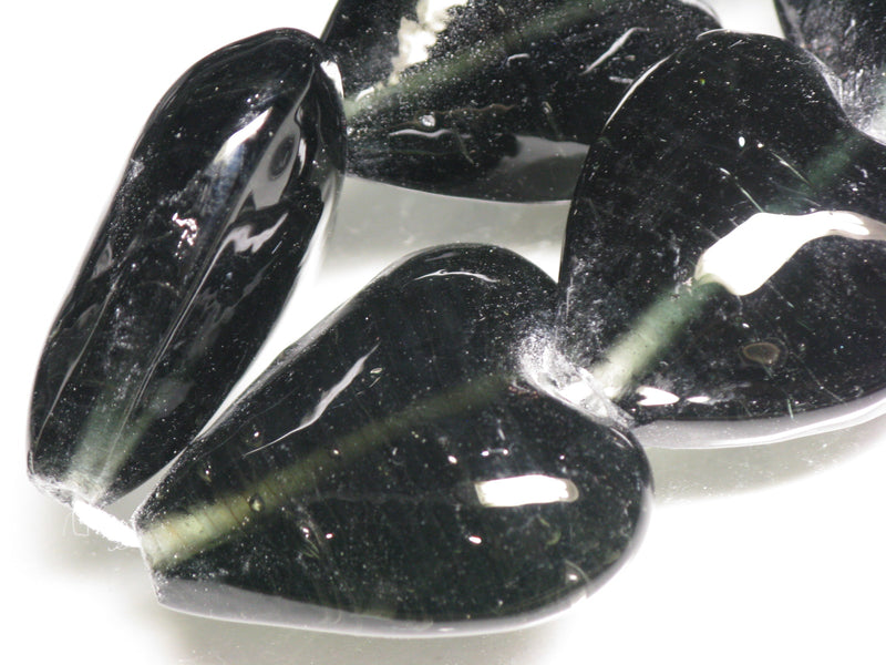 TOKO-BEADS AG074-66N Heart shaped flat glass bead (strand) 32~34mm AG074-66N ハート型フラットビーズ（連） 32~34mm Asian bead & African bead  Handmade,Lampeork,bead,asia,india,ethnic,parts,accessory,beads とんぼ玉,ビーズ,トンボ玉,アジア,インド,エスニック,手作り,パーツ,アクセサリー