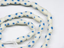TOKO-BEADS AG076-01N Glass bead (strand) 6.5mm AG076-01N スポット柄とんぼ玉（連） 6.5mm Asian bead & African bead  Handmade,Lampeork,bead,asia,india,ethnic,parts,accessory,beads とんぼ玉,ビーズ,トンボ玉,アジア,インド,エスニック,手作り,パーツ,アクセサリー