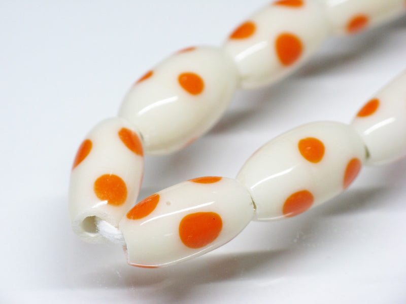 TOKO-BEADS AG076-02N Glass bead (strand) 6~7mm AG076-02N とんぼ玉（連） 6~7mm Asian bead & African bead  Handmade,Lampeork,bead,asia,india,ethnic,parts,accessory,beads とんぼ玉,ビーズ,トンボ玉,アジア,インド,エスニック,手作り,パーツ,アクセサリー