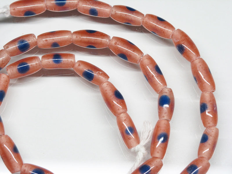 TOKO-BEADS AG076-04N Glass bead (strand) 5.5~6mm AG076-04N とんぼ玉（連） 5.5~6mm Asian bead & African bead  Handmade,Lampeork,bead,asia,india,ethnic,parts,accessory,beads とんぼ玉,ビーズ,トンボ玉,アジア,インド,エスニック,手作り,パーツ,アクセサリー