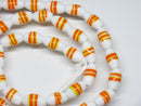 TOKO-BEADS AG076-06N Glass bead (strand) 7.5~8mm AG076-06N とんぼ玉（連） 7.5~8mm Asian bead & African bead  Handmade,Lampeork,bead,asia,india,ethnic,parts,accessory,beads とんぼ玉,ビーズ,トンボ玉,アジア,インド,エスニック,手作り,パーツ,アクセサリー