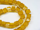 TOKO-BEADS AG077-06N Cubic glass bead (Strand) 8~9mm AG077-06N 単色ガラスキューブ（連） 8~9mm Asian bead & African bead  Handmade,Lampeork,bead,asia,india,ethnic,parts,accessory,beads とんぼ玉,ビーズ,トンボ玉,アジア,インド,エスニック,手作り,パーツ,アクセサリー