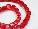 TOKO-BEADS AG077-07N Cubic glass bead (Strand) 8~9mm AG077-07N 単色ガラスキューブ（連） 8~9mm Asian bead & African bead  Handmade,Lampeork,bead,asia,india,ethnic,parts,accessory,beads とんぼ玉,ビーズ,トンボ玉,アジア,インド,エスニック,手作り,パーツ,アクセサリー