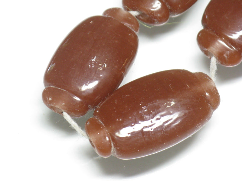 TOKO-BEADS AG078-03N Glass bead (strand) 17.5~18.5mm AG078-03N オーバルビーズ（連） 17.5~18.5mm Asian bead & African bead  Handmade,Lampeork,bead,asia,india,ethnic,parts,accessory,beads とんぼ玉,ビーズ,トンボ玉,アジア,インド,エスニック,手作り,パーツ,アクセサリー