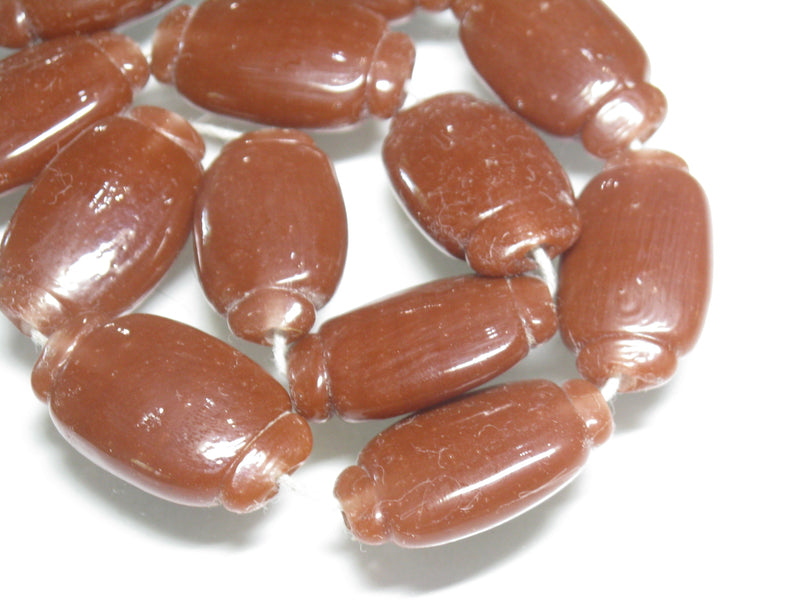 TOKO-BEADS AG078-03N Glass bead (strand) 17.5~18.5mm AG078-03N オーバルビーズ（連） 17.5~18.5mm Asian bead & African bead  Handmade,Lampeork,bead,asia,india,ethnic,parts,accessory,beads とんぼ玉,ビーズ,トンボ玉,アジア,インド,エスニック,手作り,パーツ,アクセサリー