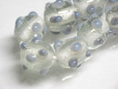 TOKO-BEADS | TOKO-BEADS |AG082-17N スタッドビーズ（連） 10~11mm | TOKO-BEADS |AG082-17N Glass bead (strand) 10~11mm Asian bead & African bead  Handmade,Lampeork,bead,asia,india,ethnic,parts,accessory,beads とんぼ玉,ビーズ,トンボ玉,アジア,インド,エスニック,手作り,パーツ,アクセサリー