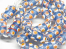 TOKO-BEADS | TOKO-BEADS |AG082-18N スタッドビーズ（連） 9mm | TOKO-BEADS |AG082-18N Glass bead (Strand) 9mm Asian bead & African bead  Handmade,Lampeork,bead,asia,india,ethnic,parts,accessory,beads とんぼ玉,ビーズ,トンボ玉,アジア,インド,エスニック,手作り,パーツ,アクセサリー