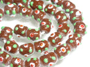TOKO-BEADS | TOKO-BEADS |AG082-33N スタッドビーズ（連） 10~11mm | TOKO-BEADS |AG082-33N Glass bead (strand) 10~11mm Asian bead & African bead  Handmade,Lampeork,bead,asia,india,ethnic,parts,accessory,beads とんぼ玉,ビーズ,トンボ玉,アジア,インド,エスニック,手作り,パーツ,アクセサリー