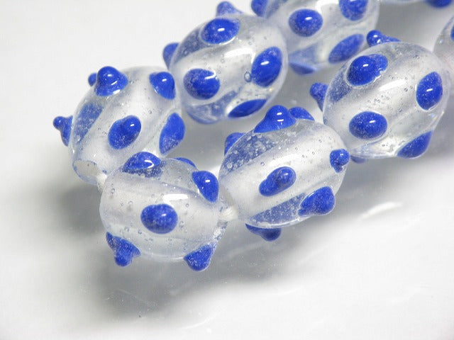 TOKO-BEADS AG082-13N Glass bead (strand) 10~11mm AG082-13N スタッドビーズ（連） 10~11mm Asian bead & African bead  Handmade,Lampeork,bead,asia,india,ethnic,parts,accessory,beads とんぼ玉,ビーズ,トンボ玉,アジア,インド,エスニック,手作り,パーツ,アクセサリー