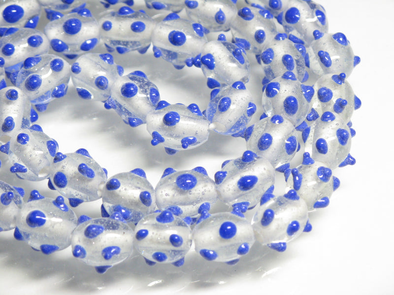 TOKO-BEADS AG082-13N Glass bead (strand) 10~11mm AG082-13N スタッドビーズ（連） 10~11mm Asian bead & African bead  Handmade,Lampeork,bead,asia,india,ethnic,parts,accessory,beads とんぼ玉,ビーズ,トンボ玉,アジア,インド,エスニック,手作り,パーツ,アクセサリー