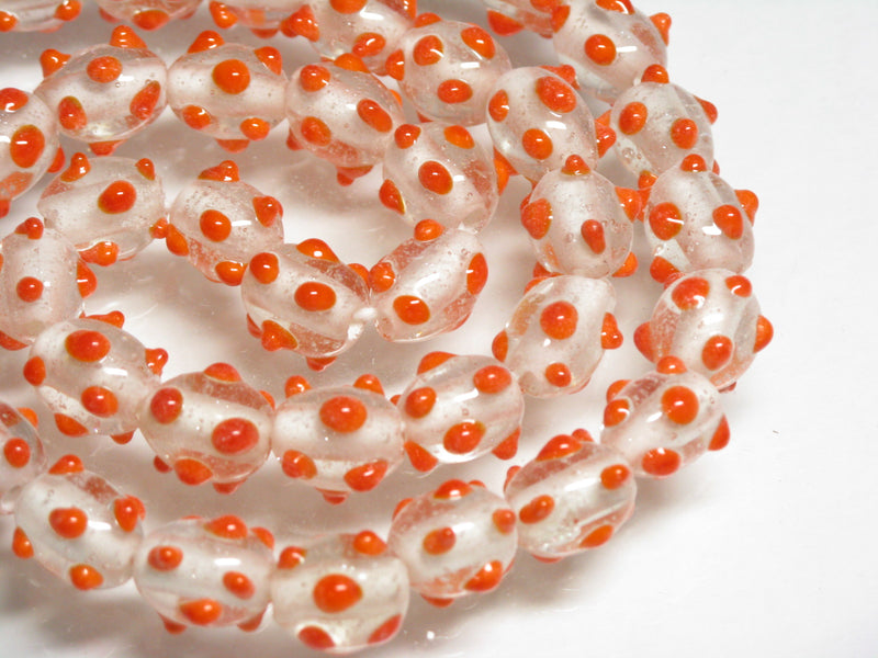 TOKO-BEADS AG082-15N Glass bead (strand) 10~11mm AG082-15N スタッドビーズ（連） 10~11mm Asian bead & African bead  Handmade,Lampeork,bead,asia,india,ethnic,parts,accessory,beads とんぼ玉,ビーズ,トンボ玉,アジア,インド,エスニック,手作り,パーツ,アクセサリー
