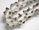 TOKO-BEADS AG082-16N Glass bead (strand) 10~11mm AG082-16N スタッドビーズ（連） 10~11mm Asian bead & African bead  Handmade,Lampeork,bead,asia,india,ethnic,parts,accessory,beads とんぼ玉,ビーズ,トンボ玉,アジア,インド,エスニック,手作り,パーツ,アクセサリー