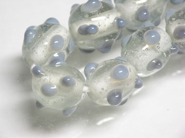 TOKO-BEADS AG082-17N Glass bead (strand) 10~11mm AG082-17N スタッドビーズ（連） 10~11mm Asian bead & African bead  Handmade,Lampeork,bead,asia,india,ethnic,parts,accessory,beads とんぼ玉,ビーズ,トンボ玉,アジア,インド,エスニック,手作り,パーツ,アクセサリー