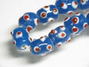 TOKO-BEADS AG082-31N Glass bead (strand) 10~11mm AG082-31N スタッドビーズ（連） 10~11mm Asian bead & African bead  Handmade,Lampeork,bead,asia,india,ethnic,parts,accessory,beads とんぼ玉,ビーズ,トンボ玉,アジア,インド,エスニック,手作り,パーツ,アクセサリー