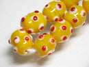 TOKO-BEADS AG082-32N Glass bead (strand) 10~11mm AG082-32N スタッドビーズ（連） 10~11mm Asian bead & African bead  Handmade,Lampeork,bead,asia,india,ethnic,parts,accessory,beads とんぼ玉,ビーズ,トンボ玉,アジア,インド,エスニック,手作り,パーツ,アクセサリー