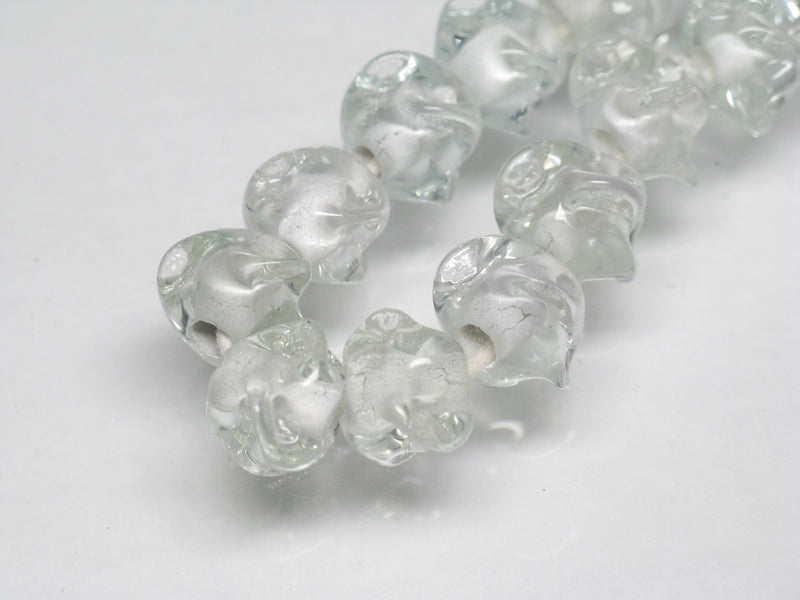 TOKO-BEADS AG087-38N Glass bead (strand) 7~8mm AG087-38N トゥイストビーズ（連） 7~8mm Asian bead & African bead  Handmade,Lampeork,bead,asia,india,ethnic,parts,accessory,beads とんぼ玉,ビーズ,トンボ玉,アジア,インド,エスニック,手作り,パーツ,アクセサリー