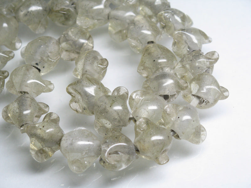 TOKO-BEADS AG087-37N Glass bead (strand) 14~15mm AG087-37N トゥイストビーズ（連） 14~15mm Asian bead & African bead  Handmade,Lampeork,bead,asia,india,ethnic,parts,accessory,beads とんぼ玉,ビーズ,トンボ玉,アジア,インド,エスニック,手作り,パーツ,アクセサリー