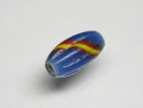 TOKO-BEADS AG098-01S Glass bead 7~8mm AG098-01S ナツメ型ビーズ 7~8mm Asian bead & African bead  Handmade,Lampeork,bead,asia,india,ethnic,parts,accessory,beads とんぼ玉,ビーズ,トンボ玉,アジア,インド,エスニック,手作り,パーツ,アクセサリー