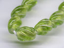TOKO-BEADS | TOKO-BEADS |AG098-54N ツイストナツメ型ビーズ（連） 7~9mm | TOKO-BEADS |AG098-54N Glass bead(Strand) 7~9mm Asian bead & African bead  Handmade,Lampeork,bead,asia,india,ethnic,parts,accessory,beads とんぼ玉,ビーズ,トンボ玉,アジア,インド,エスニック,手作り,パーツ,アクセサリー