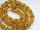 TOKO-BEADS | TOKO-BEADS |AG098-55N ツイストナツメ型ビーズ（連） 7~9mm | TOKO-BEADS |AG098-55N Glass bead(Strand) 7~9mm Asian bead & African bead  Handmade,Lampeork,bead,asia,india,ethnic,parts,accessory,beads とんぼ玉,ビーズ,トンボ玉,アジア,インド,エスニック,手作り,パーツ,アクセサリー