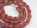 TOKO-BEADS | TOKO-BEADS |AG098-56N ツイストナツメ型ビーズ（連） 7~9mm | TOKO-BEADS |AG098-56N Glass bead(Strand) 7~9mm Asian bead & African bead  Handmade,Lampeork,bead,asia,india,ethnic,parts,accessory,beads とんぼ玉,ビーズ,トンボ玉,アジア,インド,エスニック,手作り,パーツ,アクセサリー