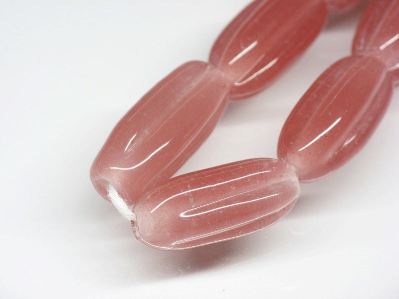 TOKO-BEADS AG099-04N Glass bead(Strand) 11mm AG099-04N 大型ナツメ型ビーズ（連） 11mm Asian bead & African bead  Handmade,Lampeork,bead,asia,india,ethnic,parts,accessory,beads とんぼ玉,ビーズ,トンボ玉,アジア,インド,エスニック,手作り,パーツ,アクセサリー
