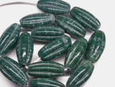 TOKO-BEADS AG099-07N Glass bead(Strand) 15mm AG099-07N 大型ナツメ型ビーズ（連） 15mm Asian bead & African bead  Handmade,Lampeork,bead,asia,india,ethnic,parts,accessory,beads とんぼ玉,ビーズ,トンボ玉,アジア,インド,エスニック,手作り,パーツ,アクセサリー