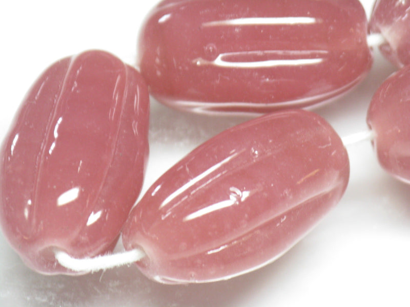 TOKO-BEADS AG099-25N Glass bead(Strand) 16~17mm AG099-25N 大型ナツメ型ビーズ（連） 16~17mm Asian bead & African bead  Handmade,Lampeork,bead,asia,india,ethnic,parts,accessory,beads とんぼ玉,ビーズ,トンボ玉,アジア,インド,エスニック,手作り,パーツ,アクセサリー