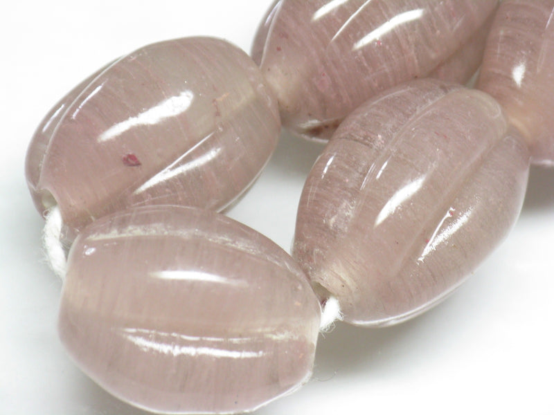 TOKO-BEADS AG099-27N Glass bead(Strand) 18~19mm AG099-27N 大型ナツメ型ビーズ（連） 18~19mm Asian bead & African bead  Handmade,Lampeork,bead,asia,india,ethnic,parts,accessory,beads とんぼ玉,ビーズ,トンボ玉,アジア,インド,エスニック,手作り,パーツ,アクセサリー