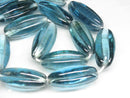 TOKO-BEADS AG099-40N Glass bead(Strand) 14~15mm AG099-40N 大型ナツメ型ビーズ（連） 14~15mm Asian bead & African bead  Handmade,Lampeork,bead,asia,india,ethnic,parts,accessory,beads とんぼ玉,ビーズ,トンボ玉,アジア,インド,エスニック,手作り,パーツ,アクセサリー
