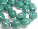 TOKO-BEADS AG099-50N Glass bead(Strand) 16~18mm AG099-50N 大型ナツメ型ビーズ（連） 16~18mm Asian bead & African bead  Handmade,Lampeork,bead,asia,india,ethnic,parts,accessory,beads とんぼ玉,ビーズ,トンボ玉,アジア,インド,エスニック,手作り,パーツ,アクセサリー