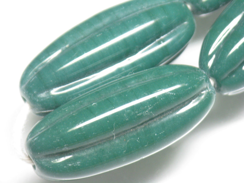 TOKO-BEADS AG099-52N Glass bead(Strand) 15~16mm AG099-52N 大型ナツメ型ビーズ（連） 15~16mm Asian bead & African bead  Handmade,Lampeork,bead,asia,india,ethnic,parts,accessory,beads とんぼ玉,ビーズ,トンボ玉,アジア,インド,エスニック,手作り,パーツ,アクセサリー