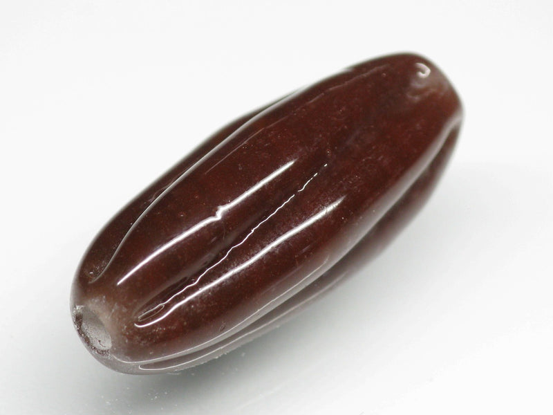 TOKO-BEADS AG099-02S Glass bead 10mm AG099-02S 大型ナツメ型ビーズ 10mm Asian bead & African bead  Handmade,Lampeork,bead,asia,india,ethnic,parts,accessory,beads とんぼ玉,ビーズ,トンボ玉,アジア,インド,エスニック,手作り,パーツ,アクセサリー
