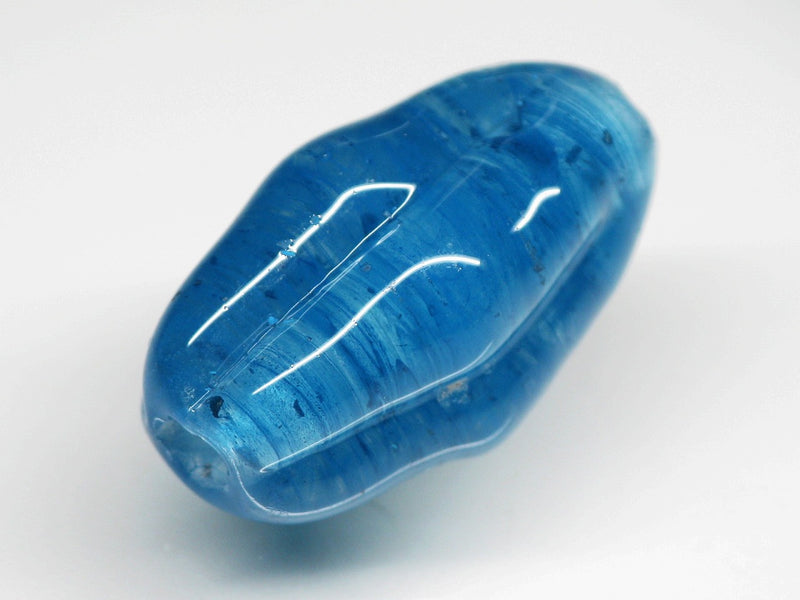TOKO-BEADS AG099-03S Glass bead 13~14mm AG099-03S 大型ナツメ型ビーズ 13~14mm Asian bead & African bead  Handmade,Lampeork,bead,asia,india,ethnic,parts,accessory,beads とんぼ玉,ビーズ,トンボ玉,アジア,インド,エスニック,手作り,パーツ,アクセサリー